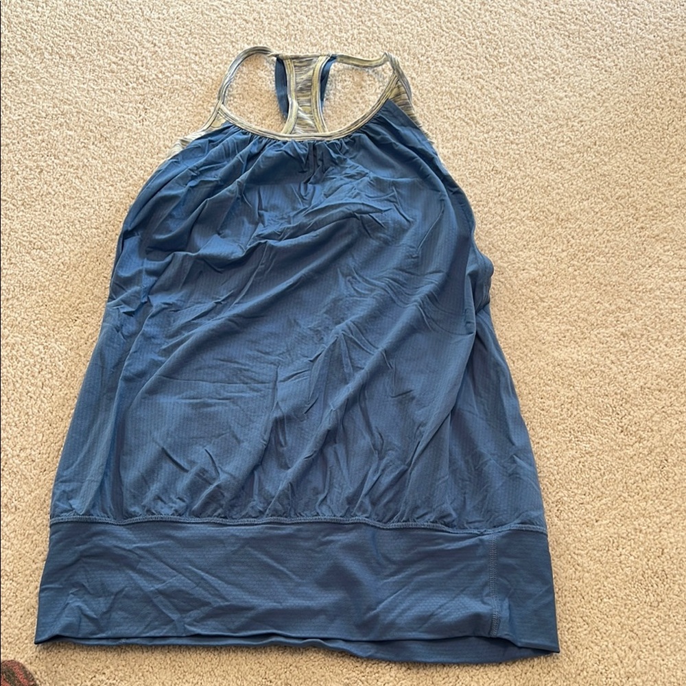 Lululemon two in one  Racerback Tank Top and built in bra